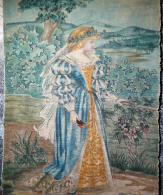 Pre-Raphaelite wall hanging, circa 1880