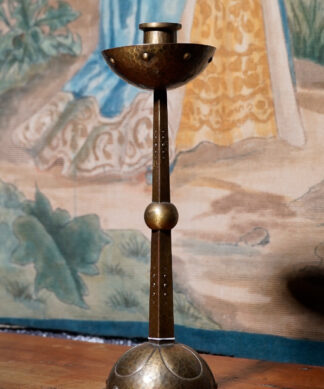 WMF Jugendstil candlestick, circa 1900