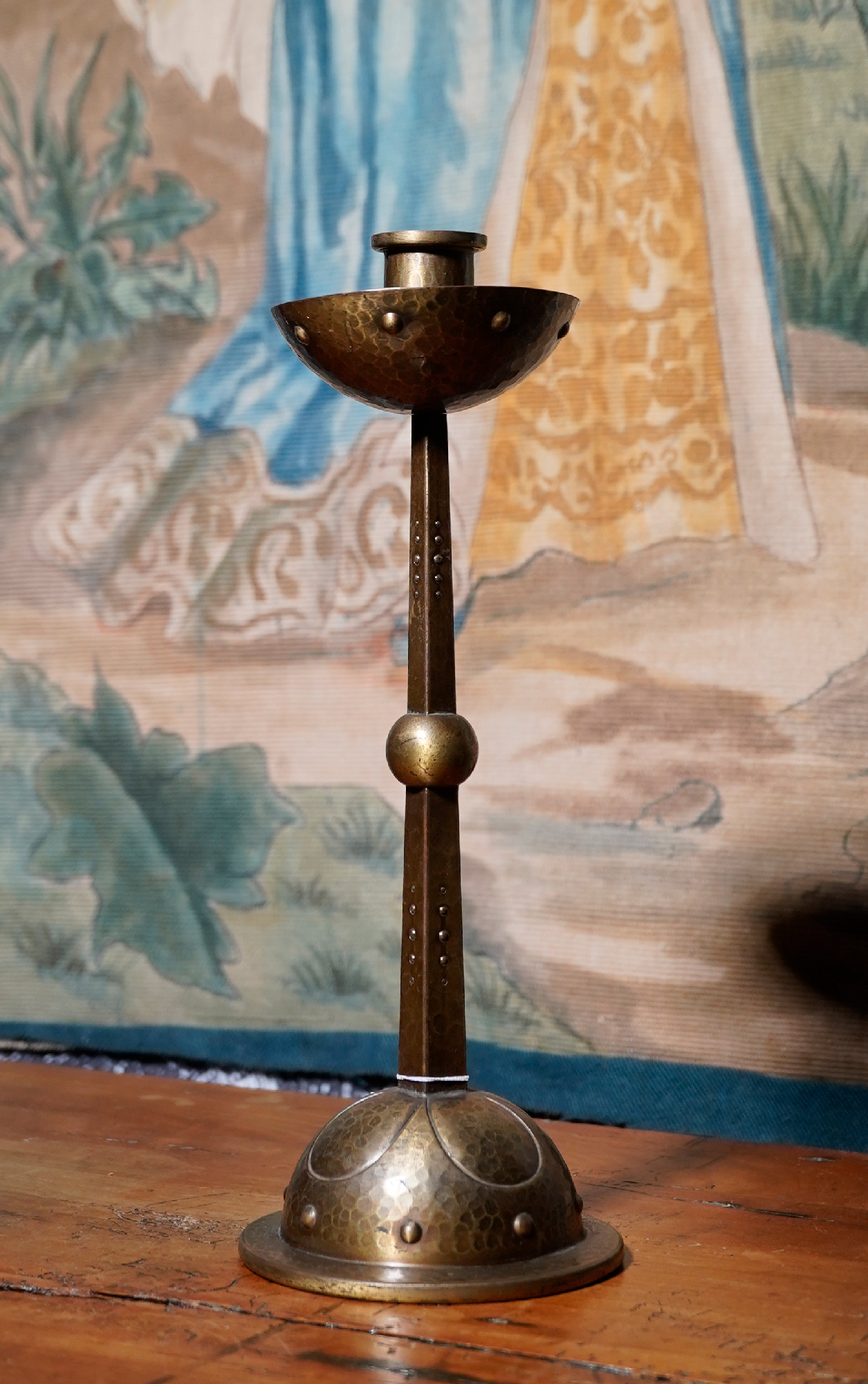 WMF Jugendstil candlestick, circa 1900 