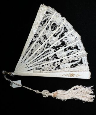 Brussels Lace Fan c. 1860