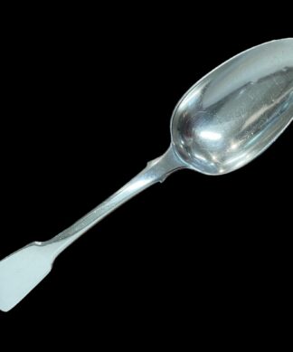 English George III sterling silver spoon, hallmarked London 1822