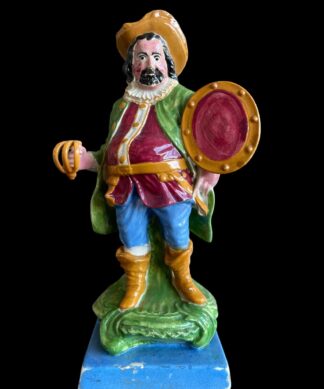 Staffordshire ‘Falstaff’, bright enamels,  c.1830