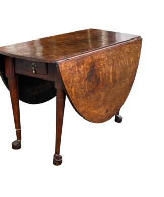 George III Oak Dropside Table