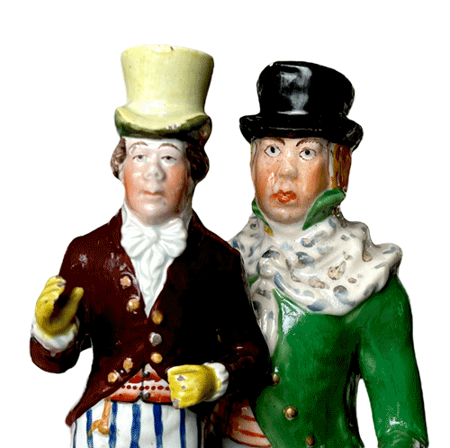 John Liston as Paul Pry & Lubin Log, early 19th century