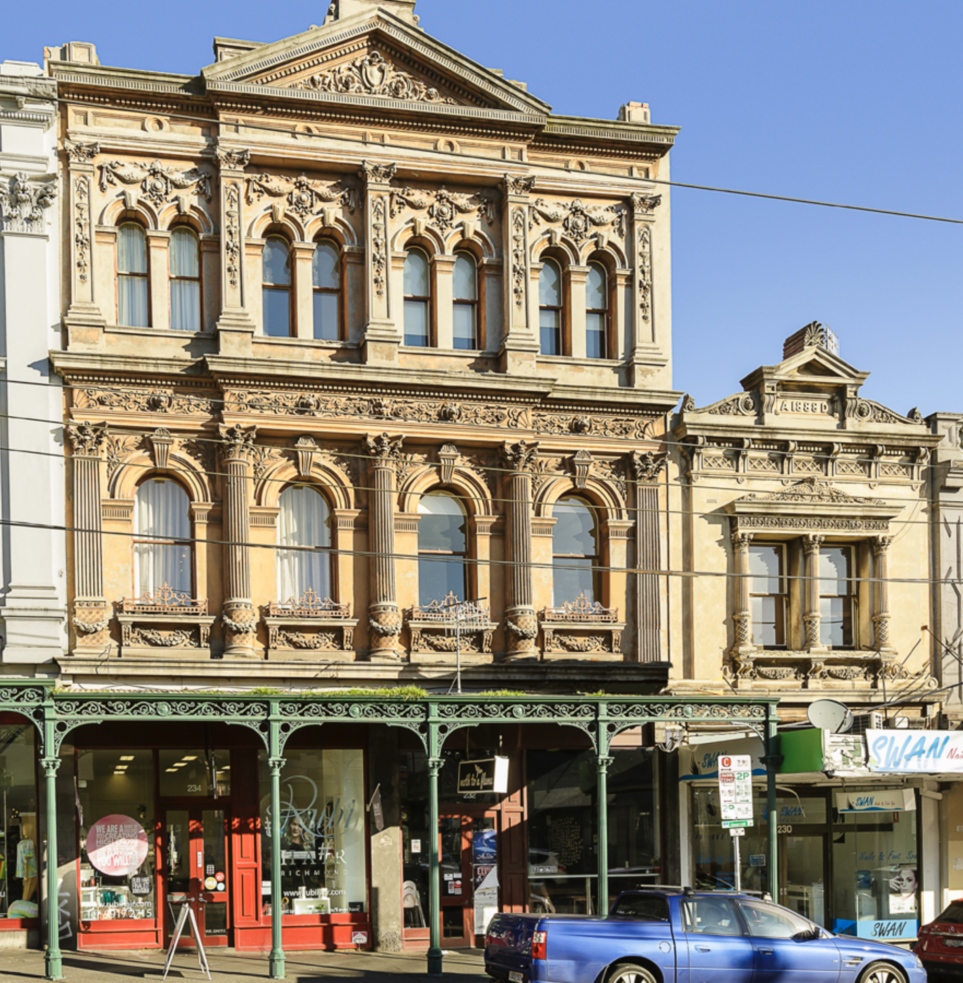 The City Of Richmond Coffee Palace, view in Swan Street today