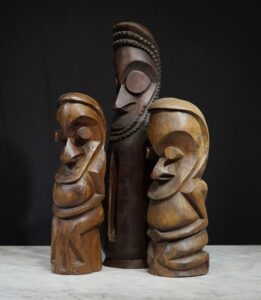 New Caledonia Carved Tribal Figures