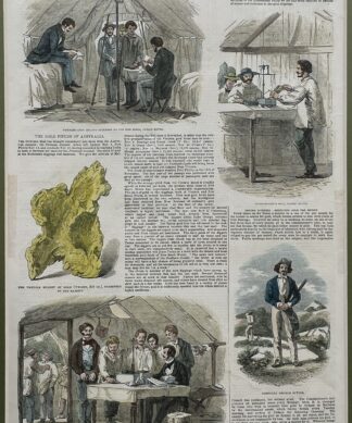 Australian Goldrush print 1853