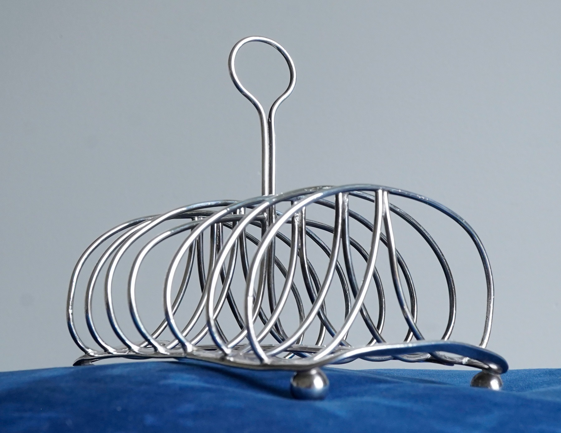 Mathew Boulton Sterling Silver Toastrack 1820