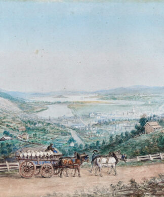 View-of-Hobart-Frederick-Strange c.1850