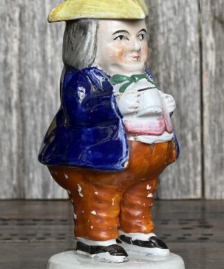 Staffordshire pottery pepper pot - topper - c. 1870