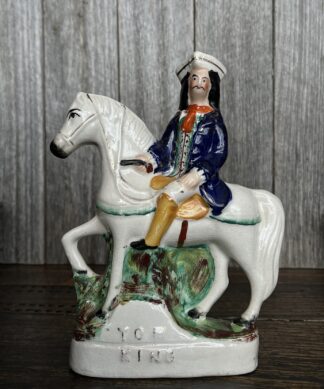 Staffordshire pottery figure of ‘Tom King’, the highwayman, c. 1870