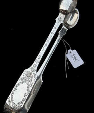 Fine quality Sterling Silver sugar tongs