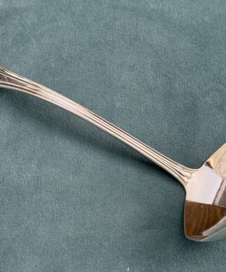 Sterling Silver sauce ladle, interesting pseudo-British hallmarks, prob. American, Patented 1915