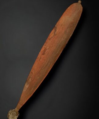 Australian Aboriginal early stone-carved wood Woomera, 19th century