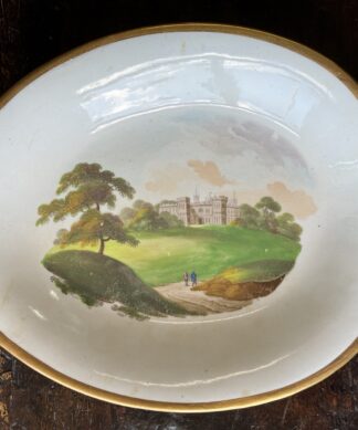 Early Ridgway plate,  Romantic Landscape pat. 502, c. 1825