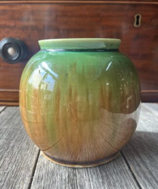 Bendigo Pottery globular vase, 1920's