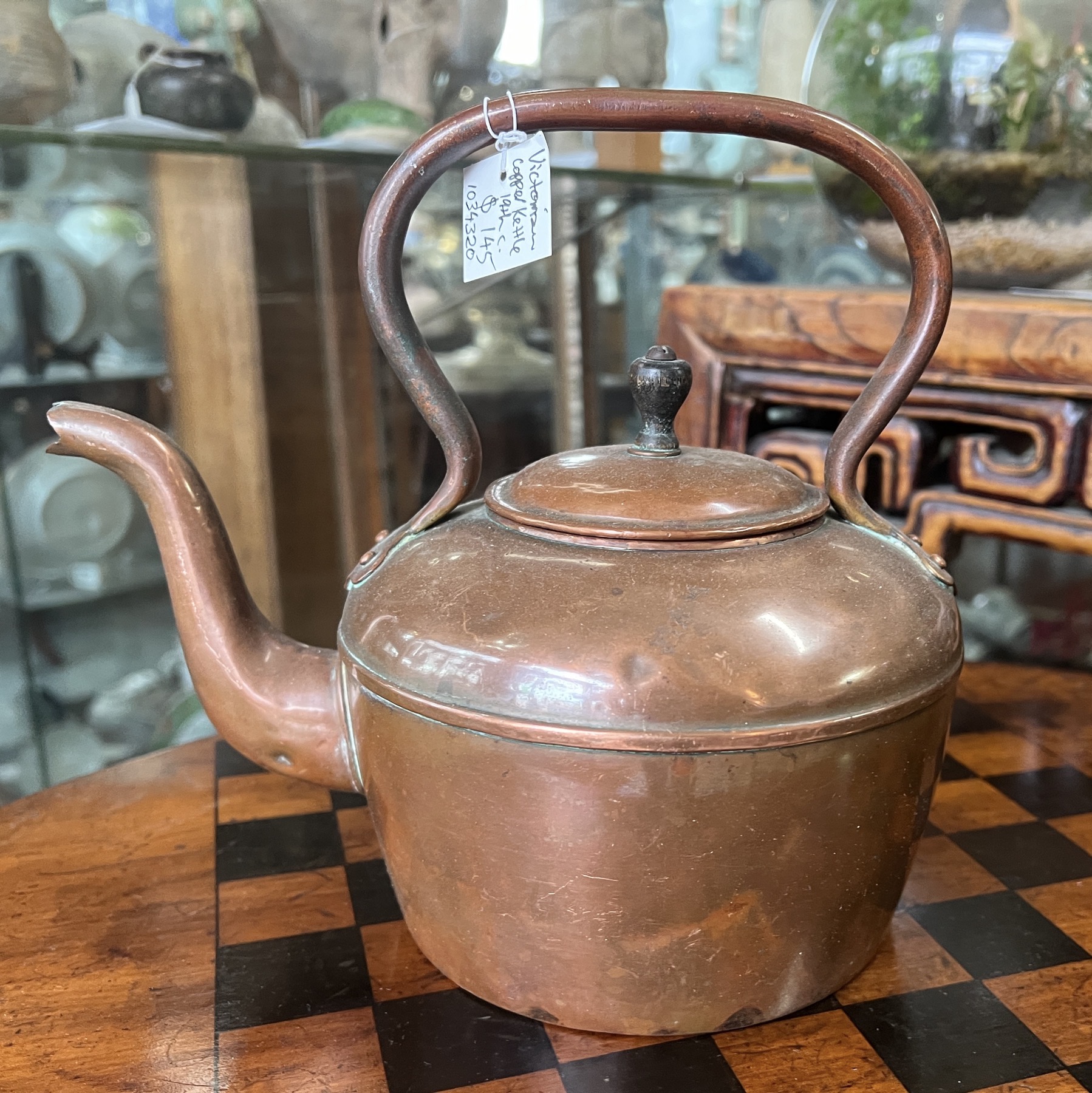 Small Victorian Copper Kettle, late 19th century